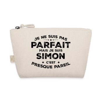 Simon Un Prénom, Une Attitude L’Humour Simon - Trousse biologique - nature - Devant