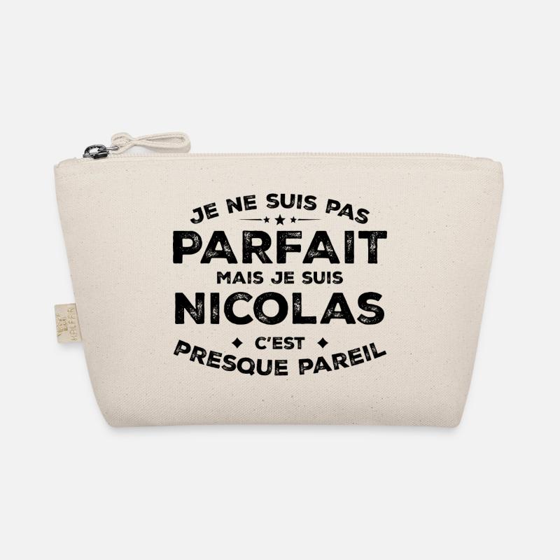 Nicolas Ein Vorname, eine Haltung Humor Nicolas Bio-Täschchen