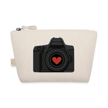 Appareil photo d’amour avec un cœur pour les vrais fans de photographie - Trousse biologique - nature - Devant