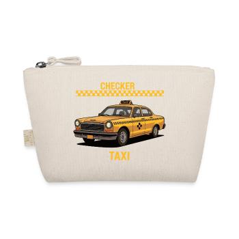 Checker Taxi in Yellow Cab - Organic Pouch - nature - Front