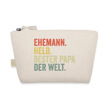 Bester Papa der Welt - Bio-Täschchen - Natur - Vorne