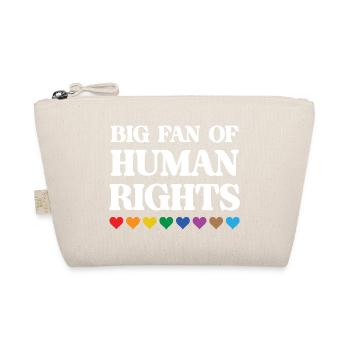 LGBTQ Pride Month - Big Fan of Human Rights - Organic Pouch - nature - Front