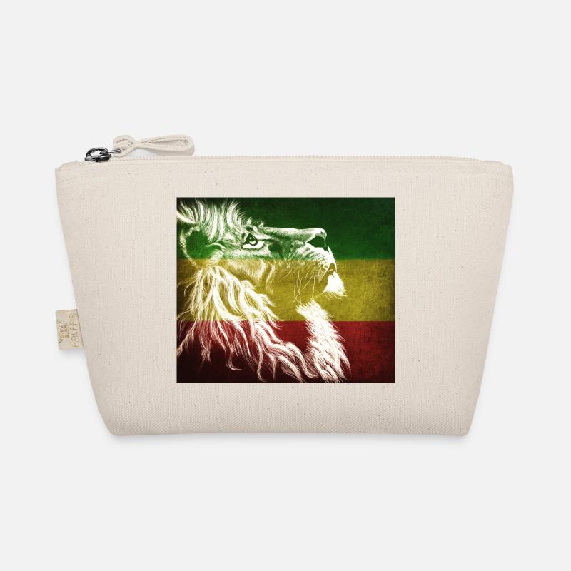 Reggae Lion Flag Art Organic Pouch