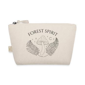 Forest spirit, mushroom and fern - Organic Pouch - nature - Front