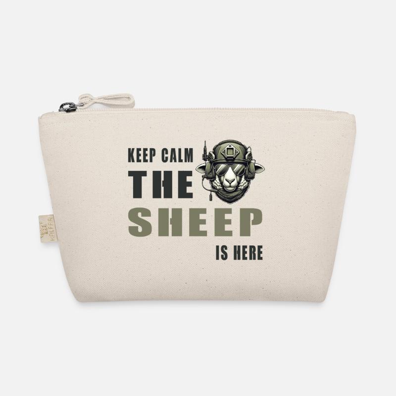 Schaf – Keep Calm Design Bio-Täschchen