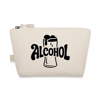 Alkohol - Cool Drinking Logo - Bio-Täschchen - Natur - Vorne