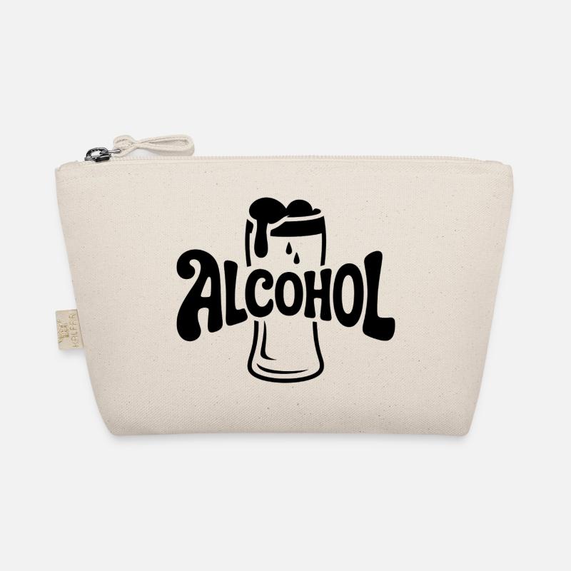 Alcohol - Cool Drinking Logo Organic Pouch