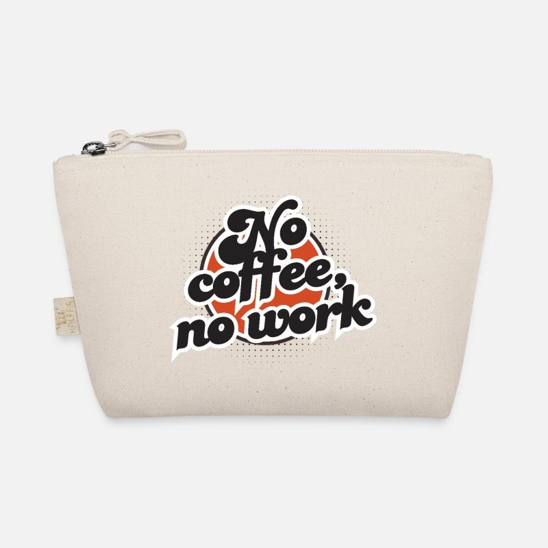 No Coffee No Work – Style vintage explosif Trousse biologique