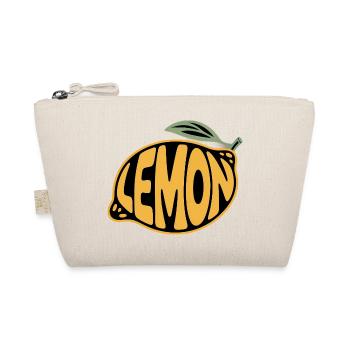 Lemon - Cool Fruit Logo - Organic Pouch - nature - Front