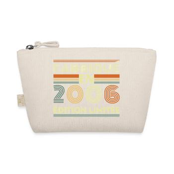 2008 Vintage Retro Geburtstagsgeschenk - Bio-Täschchen - Natur - Vorne