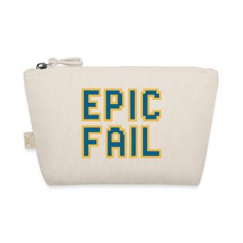 Epic fail - retro 8-bit gaming meme - Organic Pouch - nature - Front