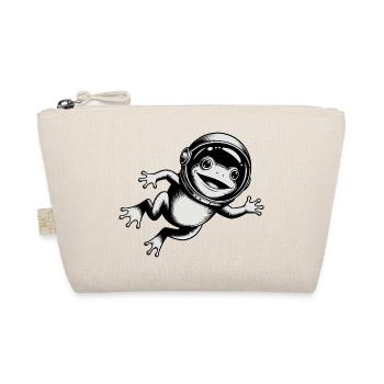 Frog in Space - Cool Astonomy Logo - Organic Pouch - nature - Front