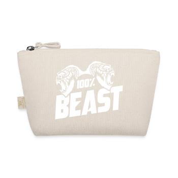 Gorilla Beast Motivation - Organic Pouch - nature - Front
