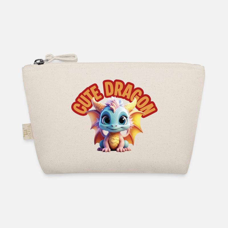Cute Dragon Organic Pouch