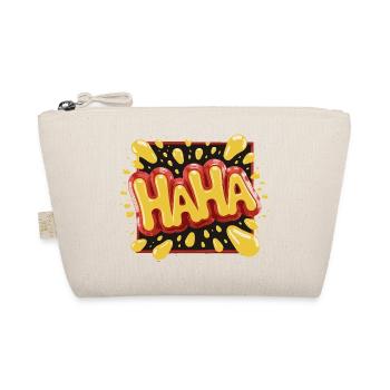 Design de style bande dessinée dynamique Haha - Trousse biologique - nature - Devant