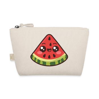 Cute Watermelon Slice - Organic Pouch - nature - Front