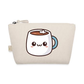Kawaii-Heiße-Schokoladen-Tasse - Bio-Täschchen - Natur - Vorne