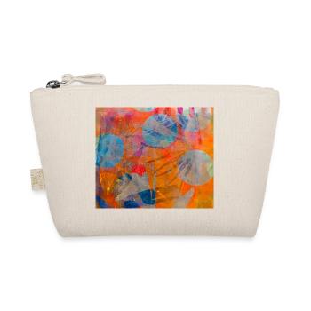 Abstract colorful circles on vivid background - Organic Pouch - nature - Front