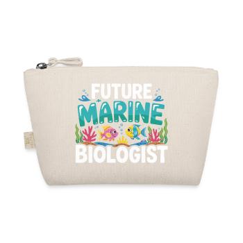 Future Marine Biologist with Fish - Organic Pouch - nature - Front