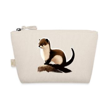 Ermine on rocks - Organic Pouch - nature - Front