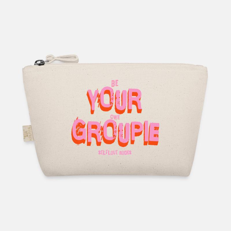 Be your own Groupie! Selbstliebe  - Bio-Täschchen - Natur
