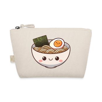 Süße Ramen Bowl mit lächelndem Gesicht - Bio-Täschchen - Natur - Vorne