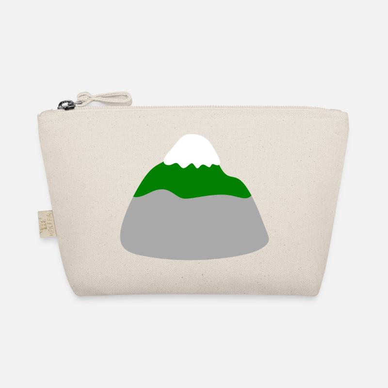 Conception minimaliste du paysage de montagne Trousse biologique