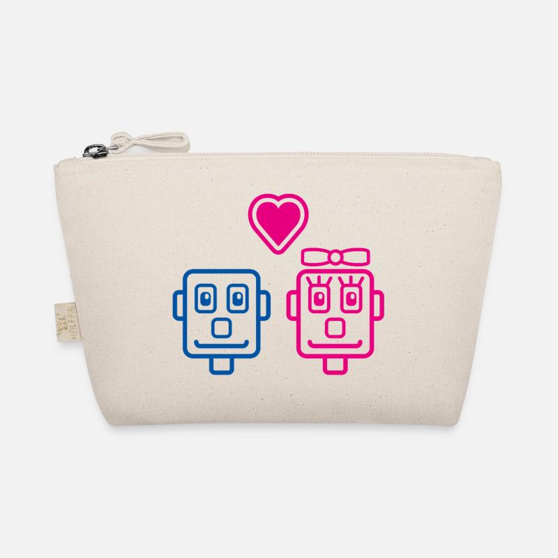 Robot Lovers by Helfspawn Organic Pouch