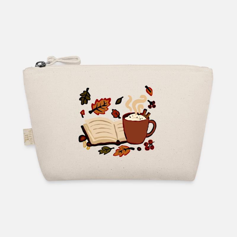 Kaffeeduft & Buchgeflüster...Herbsttraumdesign - Bio-Täschchen - Natur