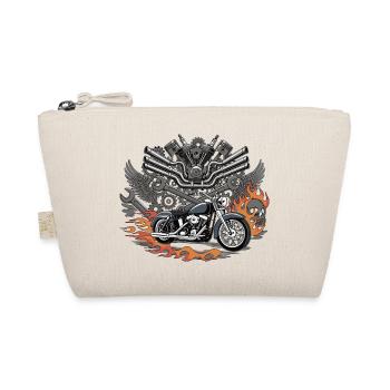 Flammencruiser Motorkraft - Bio-Täschchen - Natur - Vorne