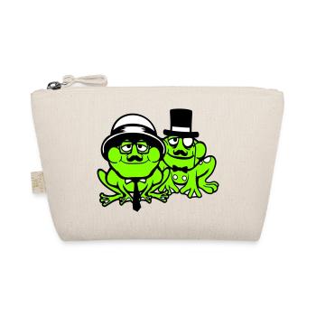 2 Frogs Sir Lunettes Empire Monocle Homme Chapeau Haut de forme - Trousse biologique - nature - Devant