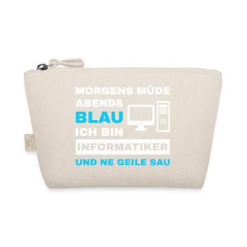 informatiker Programmierer Admin Sprüche Lustig - Bio-Täschchen - Natur - Vorne