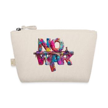 No War Colorful Gun Art - Bio-Täschchen - Natur - Vorne