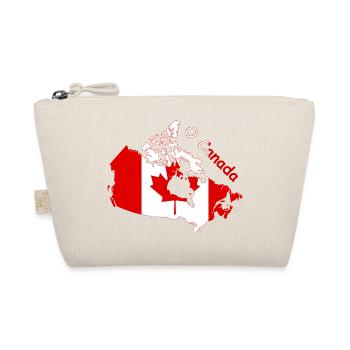 Ô Drapeau du Canada Silhouette - Trousse biologique - nature - Devant