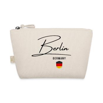 Elegantes Design Berlin, ich liebe Berlin - Bio-Täschchen - Natur - Vorne