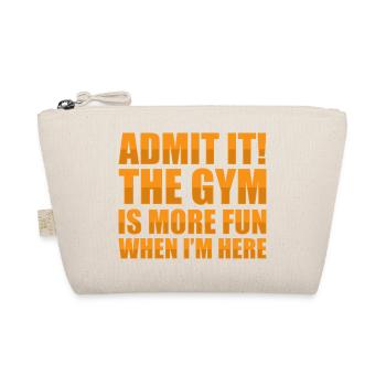 Gym is more Bodybuilding Bodybuilder Kraftsport - Bio-Täschchen - Natur - Vorne