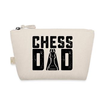 Schach Papa Lustiger Schachspieler Vater - Bio-Täschchen - Natur - Vorne