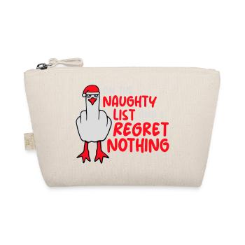 On the naughty list and I regret nothing Böse Möwe - Organic Pouch - nature - Front