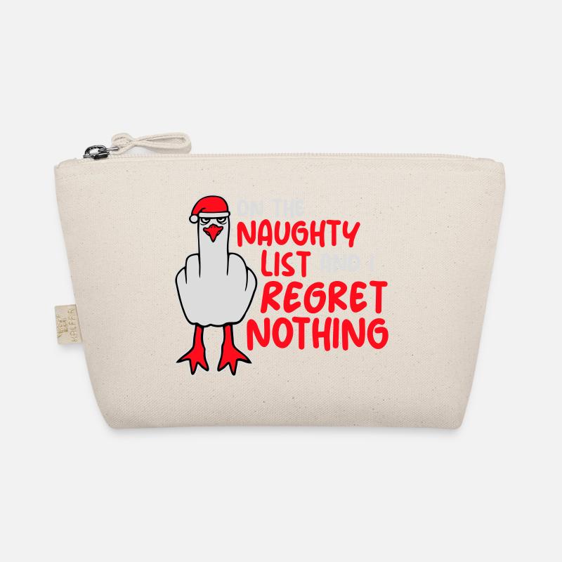 On the naughty list and I regret nothing Böse Möwe Organic Pouch
