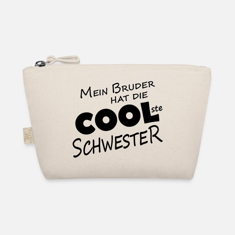 MEIN BRUDER HAT DIE COOLSTE SCHWESTER Bio-Täschchen