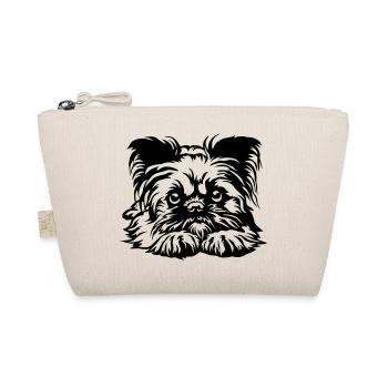 Tête de Griffon de Bruxelles - Trousse biologique - nature - Devant