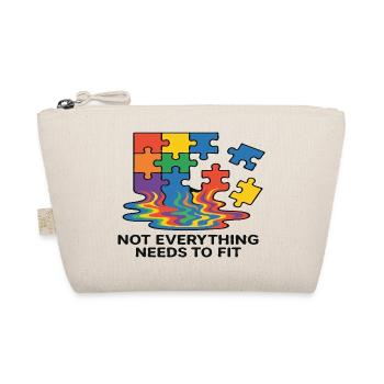Not Everything Fits Rainbow Puzzle - Organic Pouch - nature - Front