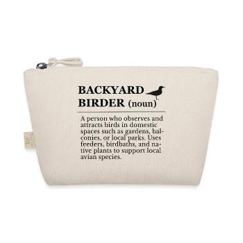 Bird watching in the garden - Organic Pouch - nature - Front