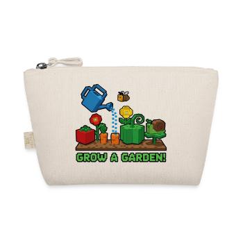 Pixel Garden: Pflanzen und Wachsen - Bio-Täschchen - Natur - Vorne