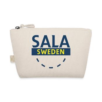 SALA Schweden Logo in Blau und Gelb - Bio-Täschchen - Natur - Vorne