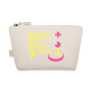 Fête des Pères Père Gamer Jeux Vidéo Papa - Trousse biologique - nature - Devant