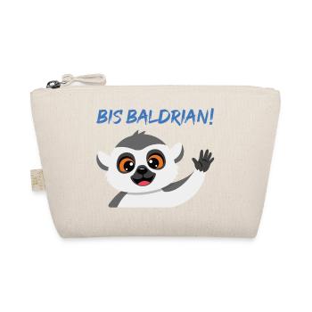 Panda Gruß Mascot Bis Baldrian! - Bio-Täschchen - Natur - Vorne