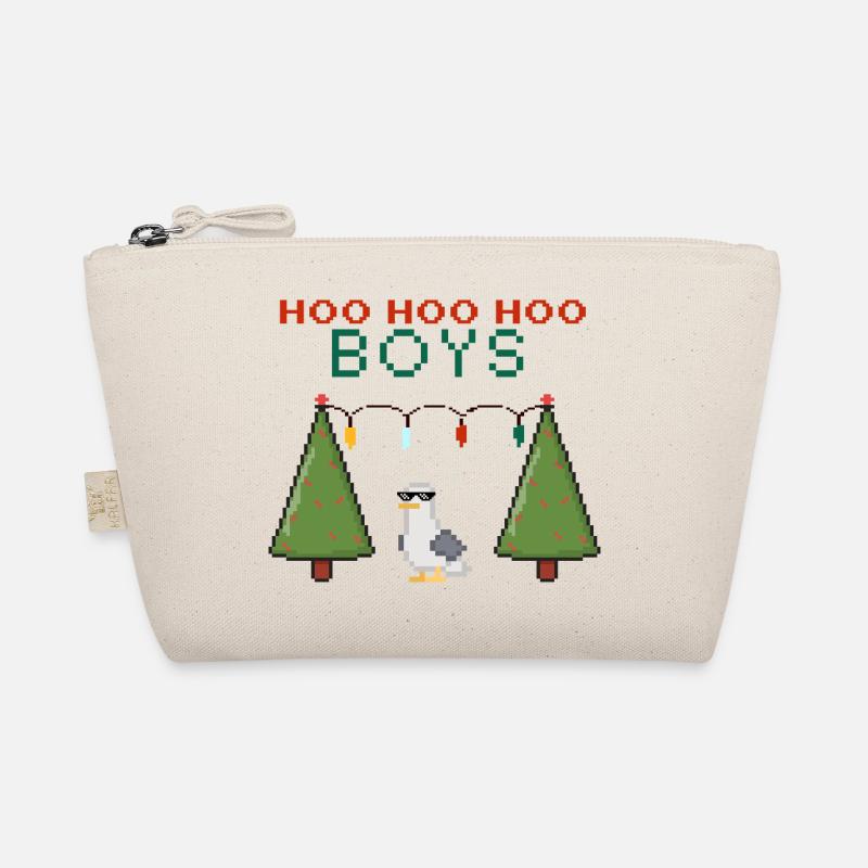 Pixel Seemöwe Weihnachts Boys Bio-Täschchen