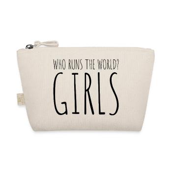 Women Power Who Runs The World Girls Power Girl - Organic Pouch - nature - Front