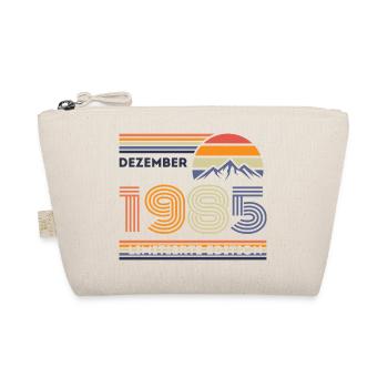 Vintage Geburtstag – Dezember 1985 - Bio-Täschchen - Natur - Vorne